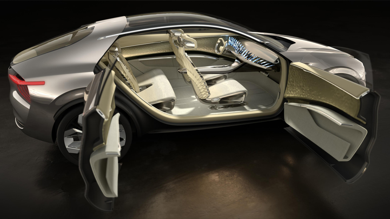 Illustration for article titled Imagine by Kia: Your Future Hell-World Where Cars Have 21 Screens Inside